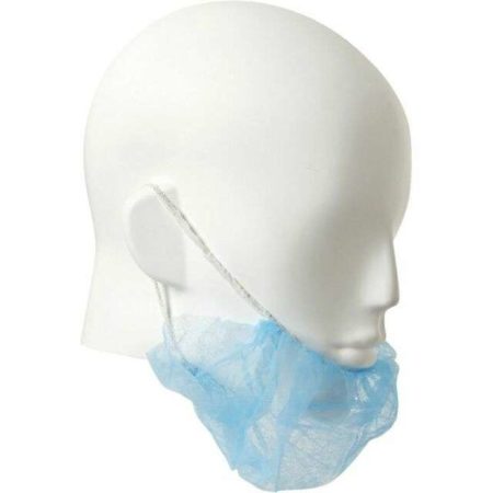 Polypropylene Beard Cover - Double Loop Blue (Carton of 1000)