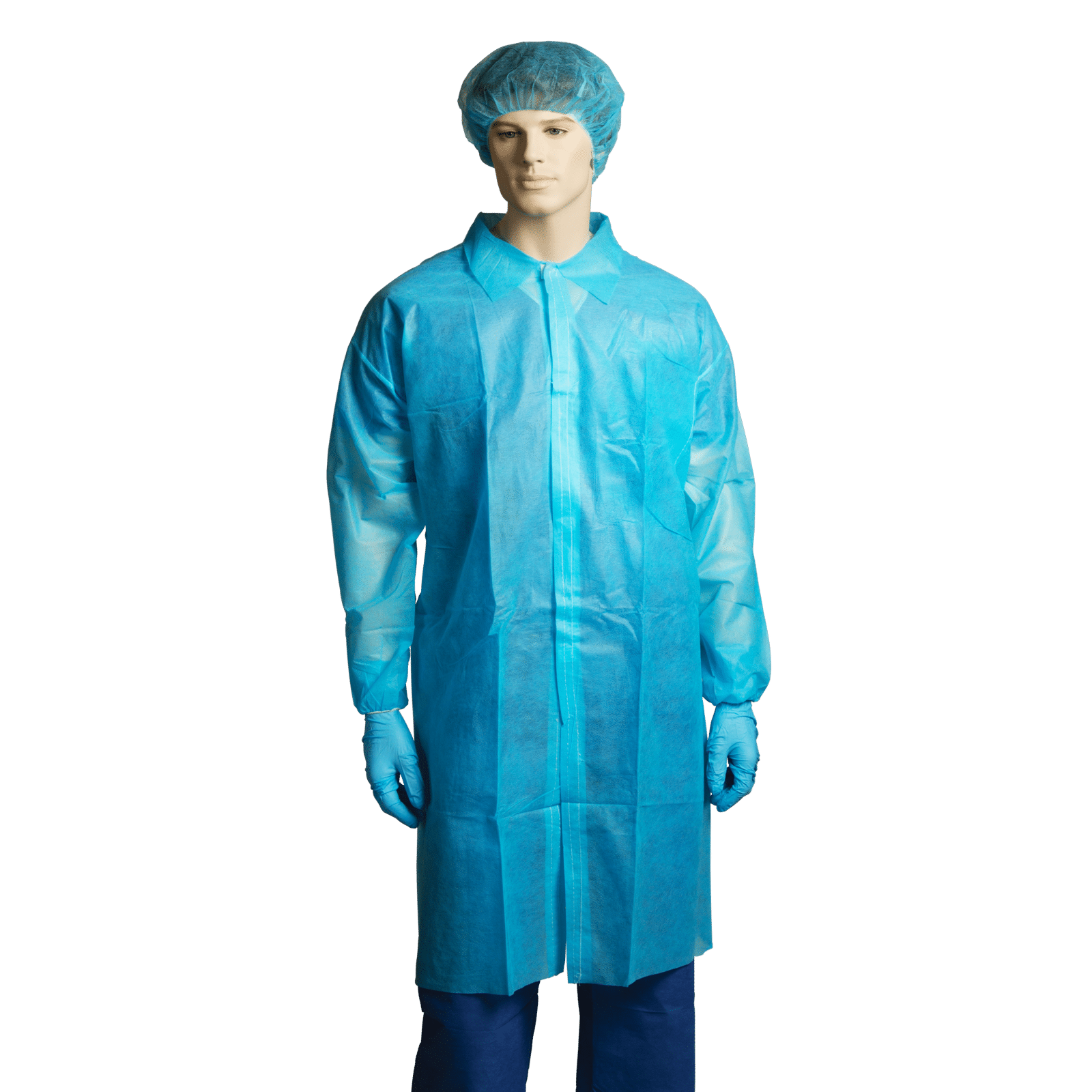 Polypropylene Lab Coat No Pocket Blue Xxlarge Carton Of 100 1278